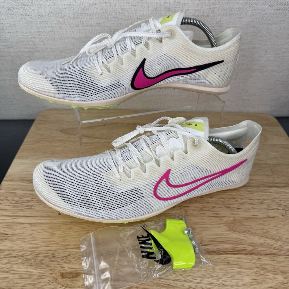 Nike Zoom Mamba V6 Distance Track Field Spikes DR2733-101 Men's Size 13